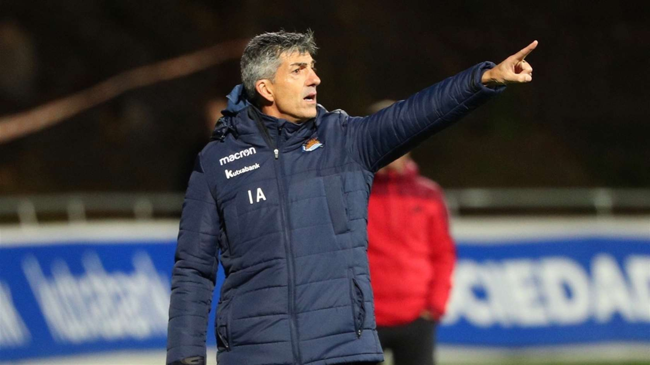Imanol Alguacil, entrenador de la Real Sociedad