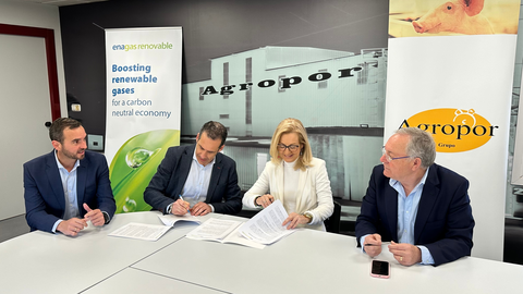 Acuerdo entre Enag&aacute;s Renovable y Agropor