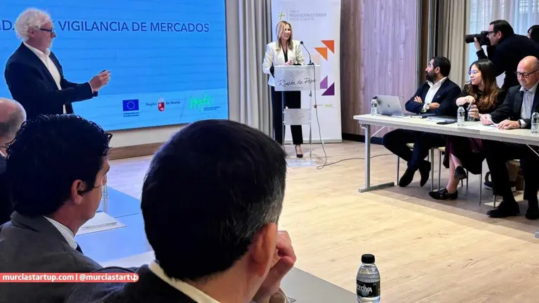 La consejera de Empresa, Empleo y Econom&iacute;a Social, Marisa L&oacute;pez Arag&oacute;n, durante la presentaci&oacute;n del estudio.