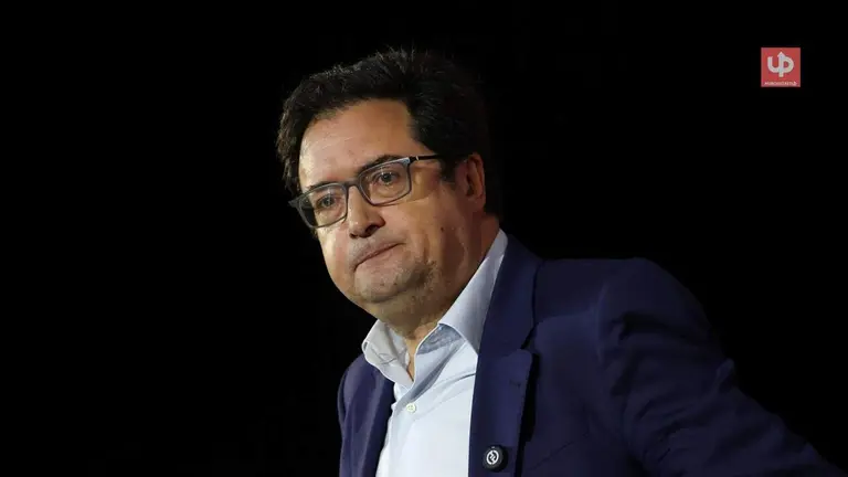 El ministro para la Transformaci&oacute;n Digital y de la Funci&oacute;n P&uacute;blica, &Oacute;scar L&oacute;pez, durante la celebraci&oacute;n del acto de inauguraci&oacute;n de la 15&ordf; edici&oacute;n del South Summit Madrid 2026, a 3 de junio de 2026, en Madrid