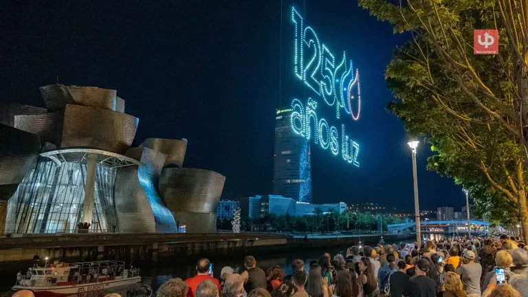 El espectacular show de Iberdrola con 1.500 drones en Bilbao