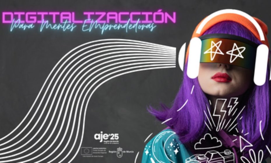 Proyecto 'Digitalizacción: Digitalización para mentes emprenddoras' de AJE Región de Murcia