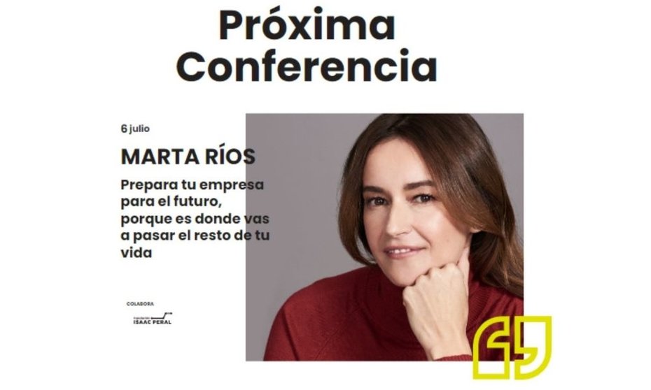 Conferencia de Marta Ríos en el ciclo 'Desafíos'