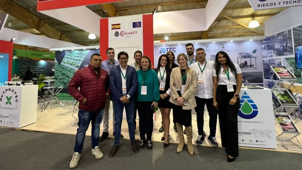 Participantes murcianos en la feria Agrofuturo de Bogotá