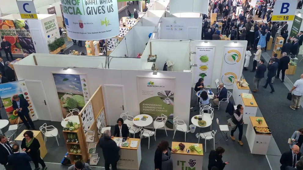 Stand de la Región de Murcia en la Fruit Logistica de Berlín (foto: CARM)