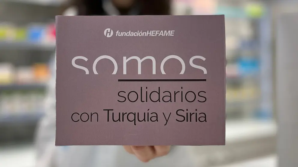 Iniciativa de Hefame solidaria con Turquía y Siria