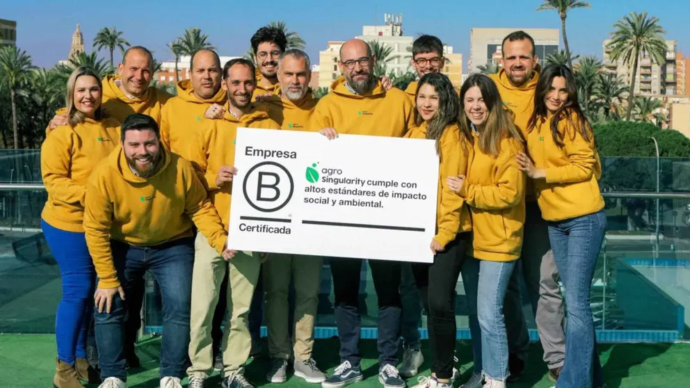 Agrosingularity se convierte en la primera empresa del sector agroalimentario de la Región en obtener la certificación “B-Corp”