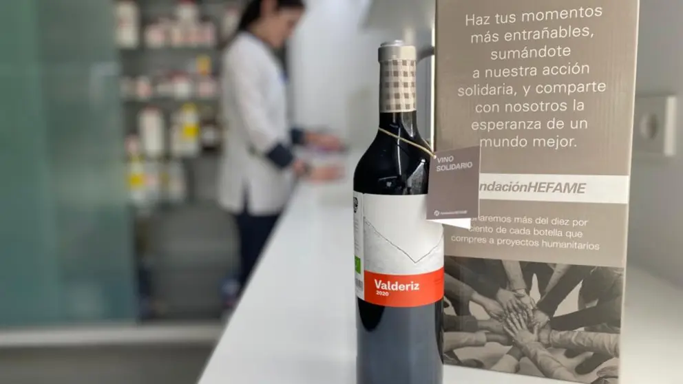 Vino solidario de Fundación Hefame