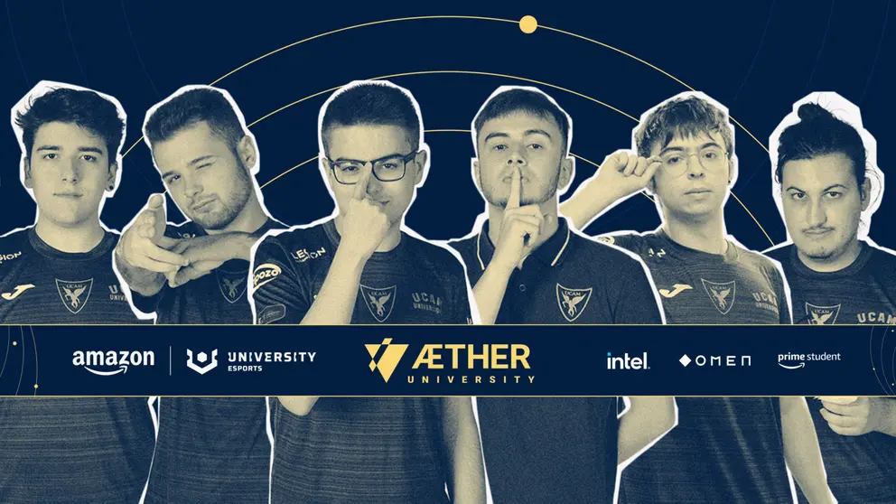 Los UCAM Tokiers Academy alzan el título de campeón de la Liga ÆTHER, la competición de esports de mayor nivel en el entorno universitario