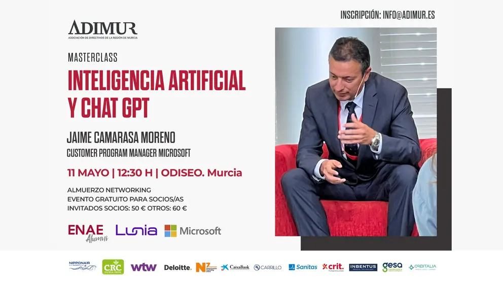 Masterclass sobre inteligencia artificial y ChatGPT en Odiseo