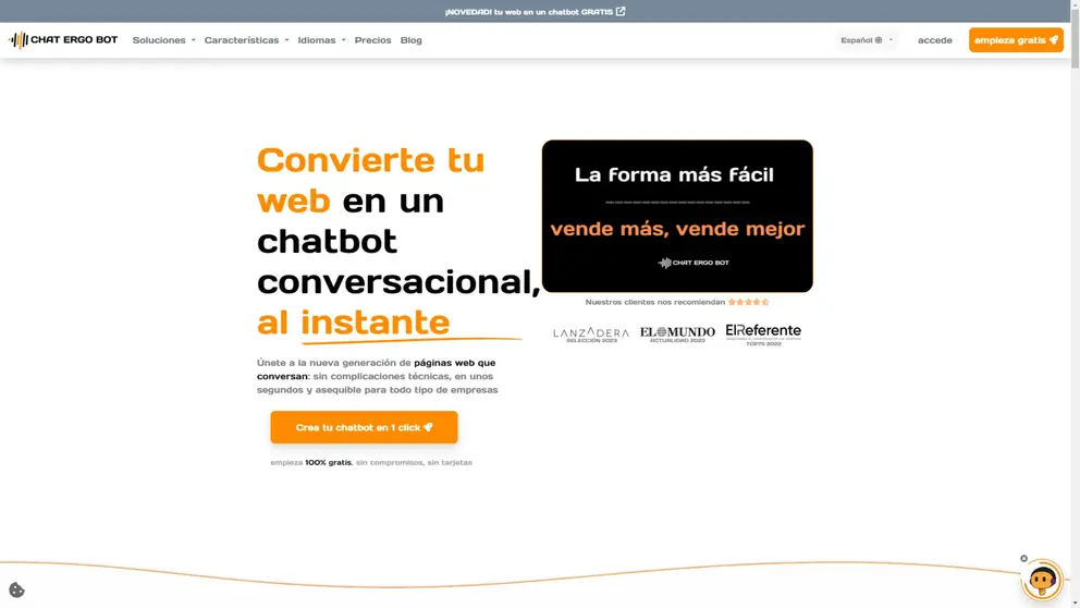 Web de Chat Ergo Bot