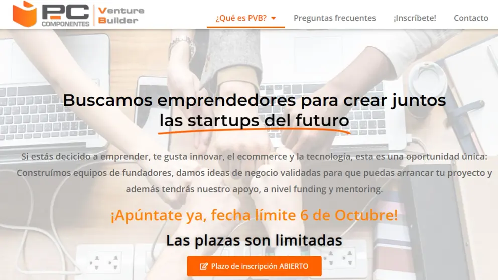 PcComponentes Venture Builder lanza
su sexta edición para apoyar a los mejores emprendedores en ecommerce