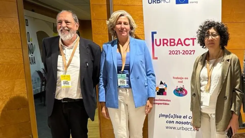 La concejala Bernabé, en el encuentro Urbact