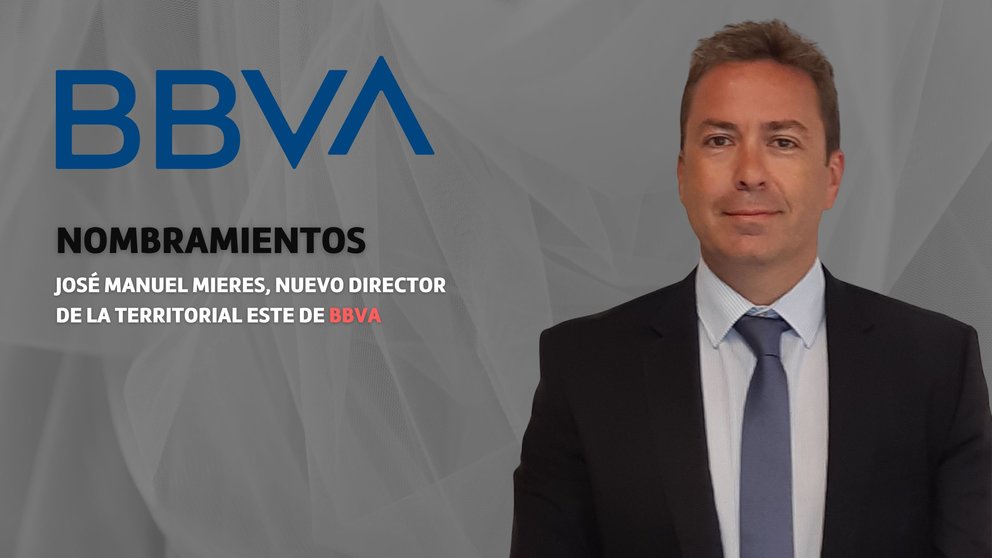 José Manuel Mieres, nuevo director de la territorial Este de BBVA