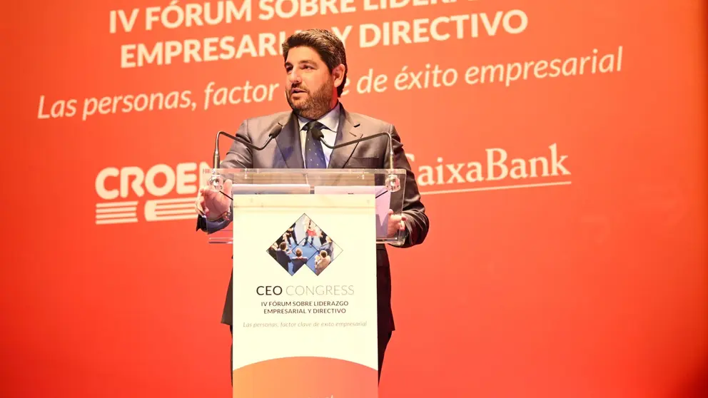 Fernando López Miras, en el CEO Congress