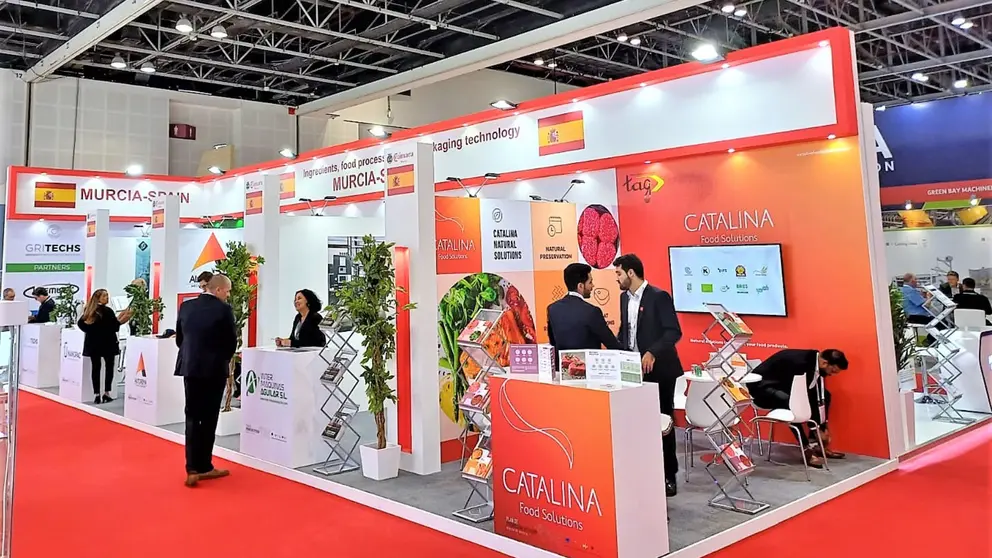 Empresas de la Región, en la feria de alimentos Gulfood Manufacturing de Dubái.