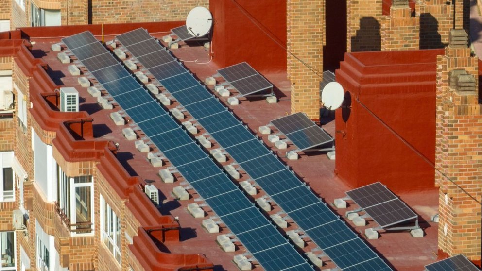 Instalación fotovoltaica de consumo de energía solar en una vivienda