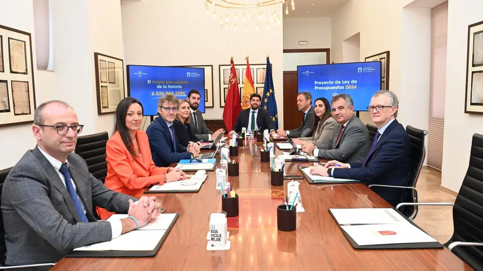 Imagen de la reunión extraordinaria del Consejo de Gobierno