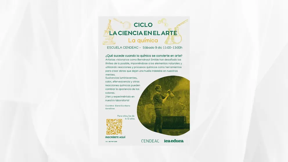 Imagen de la nueva sesión del ciclo 'Ciencia en el arte' dedicada a la química.