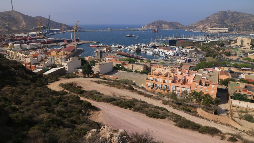 Vista del Puerto de Cartagena