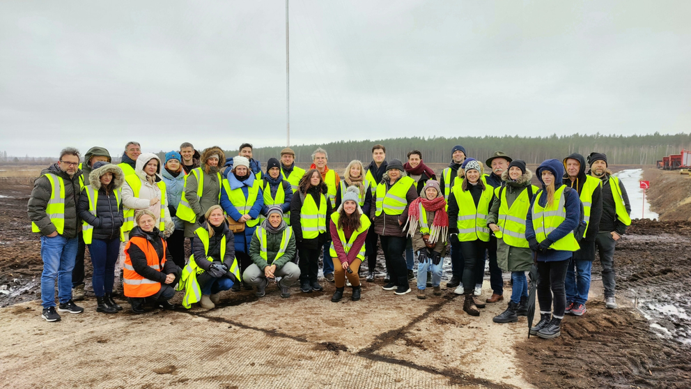 Participantes del taller interregional del Proyecto BioWind en Letonia, donde la Región de Murcia ha contado con representación