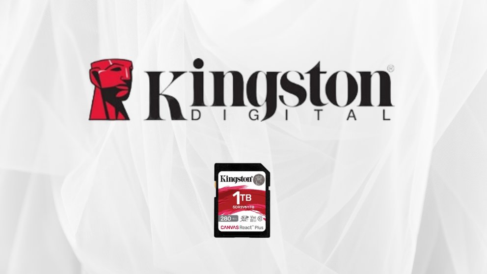 Kingston Technology lanza la nueva tarjeta SD Canvas React Plus V60 para los fans de la fotografía