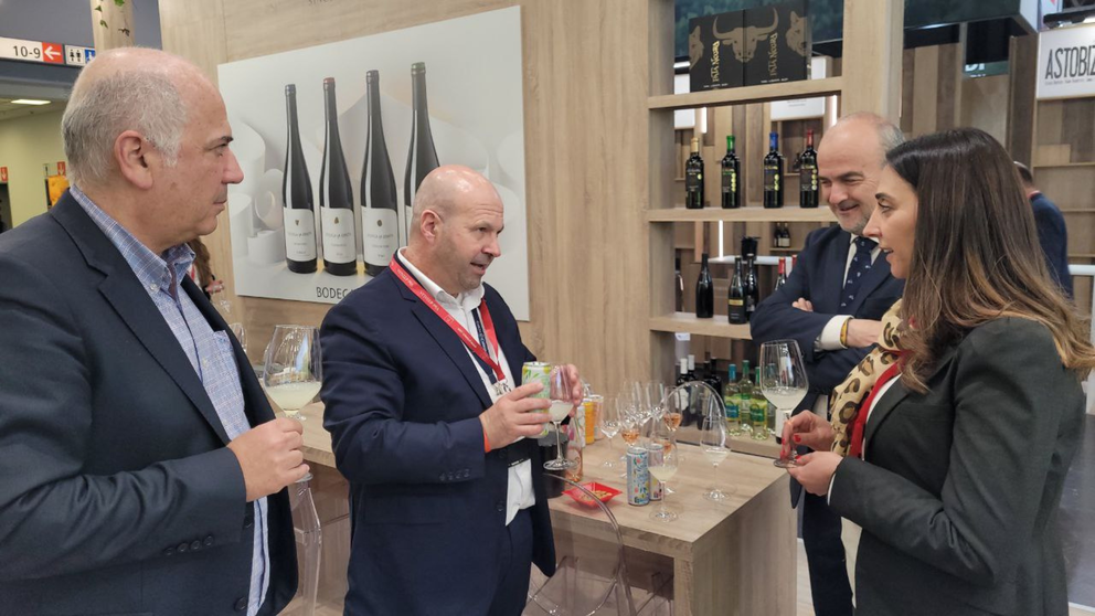 La consejera Sara Rubira en la Feria ProWein que se celebra en Düsseldorf