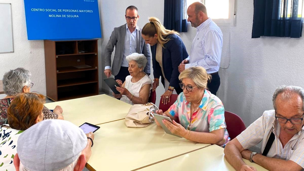 Visita al Centro de Mayores de Molina de Segura