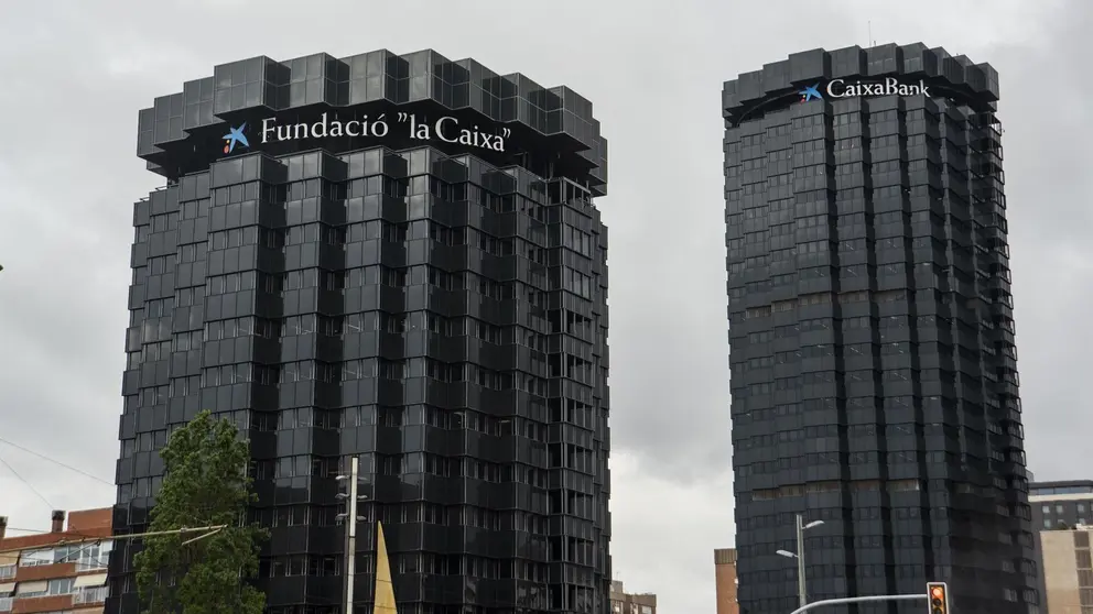 Vista de las torres de 'la Caixa'