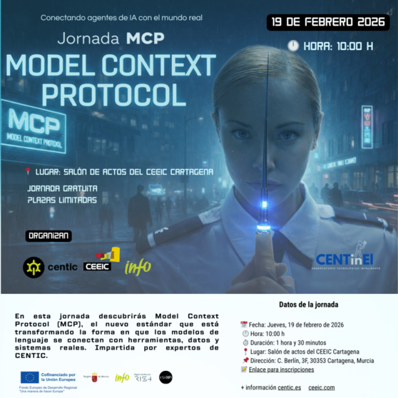 Cartagena acoge una jornada sobre MCP para conectar agentes de IA con el mundo real