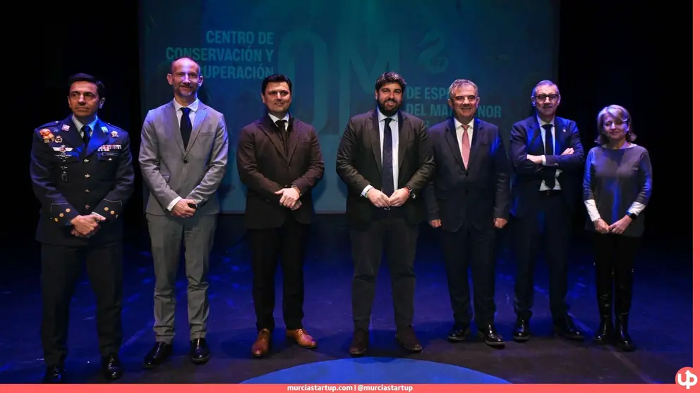 L&oacute;pez Miras preside el acto de presentaci&oacute;n del proyecto del Centro de Conservaci&oacute;n y Recuperaci&oacute;n de Especies del Mar Menor