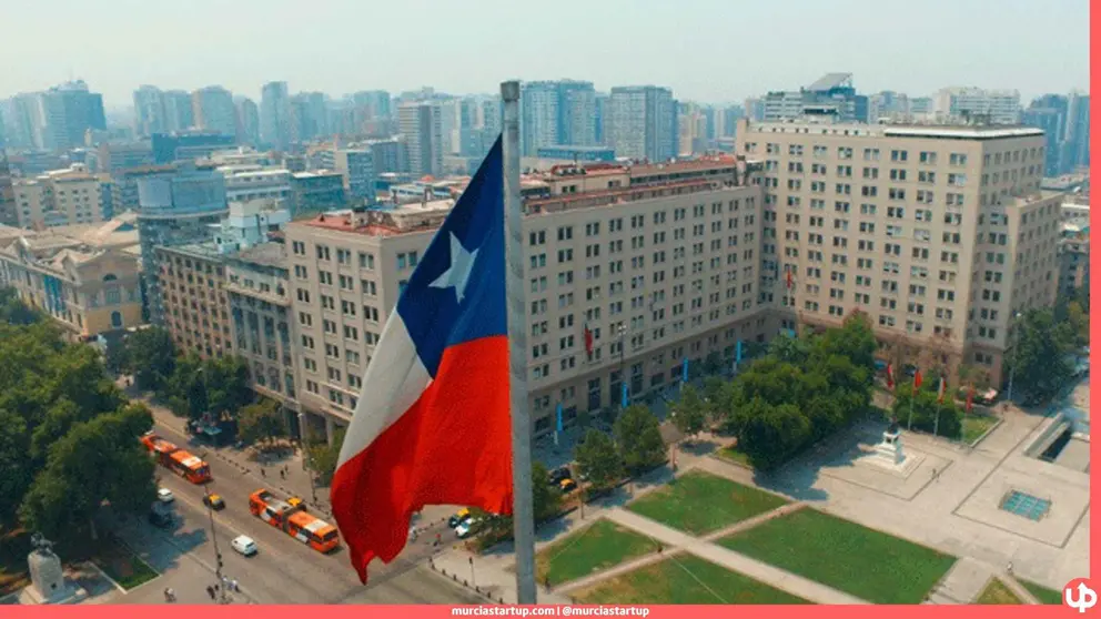 Bandera de Chile.