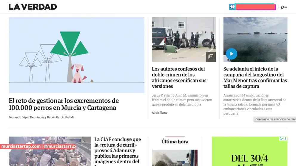 Vocento renueva La Verdad y once cabeceras regionales con nueva web, app y dise&ntilde;o