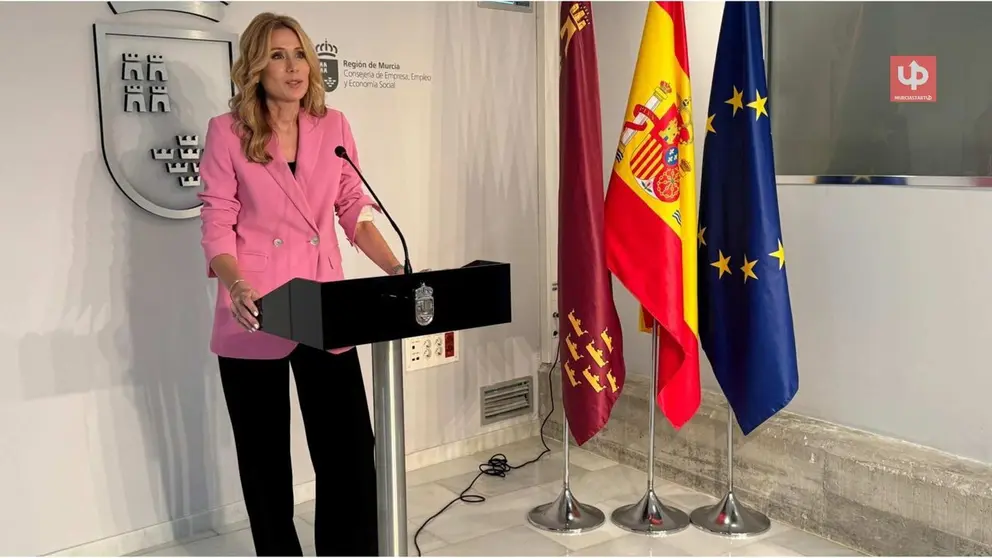 Marisa L&oacute;pez, consejera de Econom&iacute;a, Hacienda, Portavoc&iacute;a, Fondos Europeos y Transformaci&oacute;n Digital del Gobierno de la Regi&oacute;n de Murcia