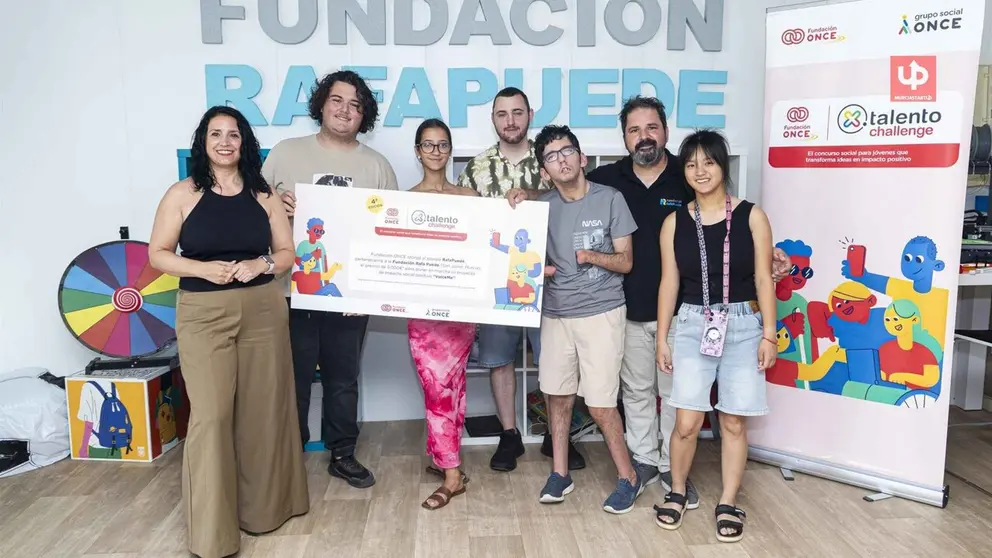 El proyecto 'VoiceMe', de la Fundaci&oacute;n RafaPuede recibe 5.000 euros del 'X Talento Challenge" de Fundaci&oacute;n ONCE