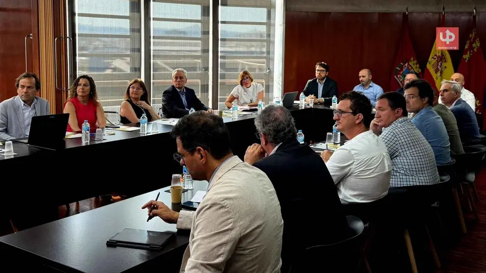 Los miembros de la Junta de Patronato y Asamblea del Centro Europeo de Empresa e Innovaci&oacute;n de Cartagena (Ceeic), reunidos hoy en Cartagena