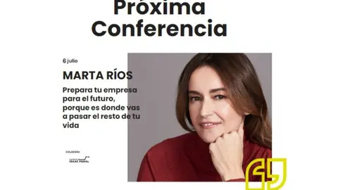 Conferencia de Marta R&iacute;os en el ciclo 'Desaf&iacute;os'