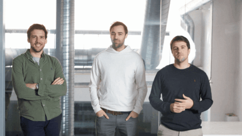 Ram&oacute;n Servalls, Pablo Portillo y Jaime Mart&iacute;nez de Velasco, fundadores de Cuyna