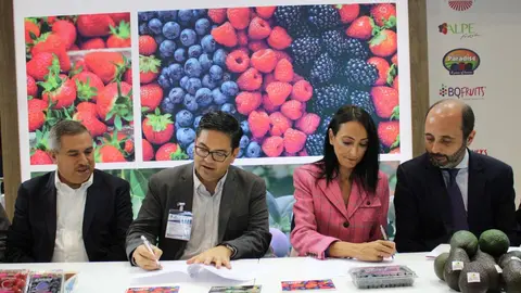 Firma del acuerdo entre la Regi&oacute;n y el estado mexicano de Jalisco (Foto: CARM)