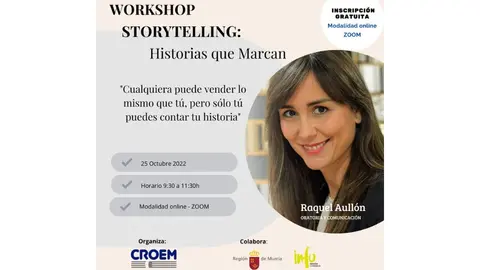 Curso de storytelling con Raquel Aull&oacute;n