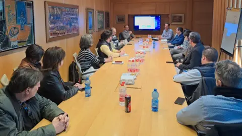 Reuni&oacute;n de empresarios murcianos con representantes del Banco Nacional de Israel