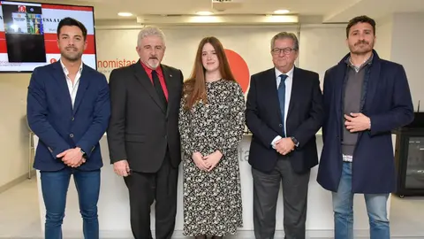 De izq. a der., Alberto G&oacute;mez, Pedro Juan Mar&iacute;n, Daniela Meseguer, Ram&oacute;n Madrid y Nacho Tom&aacute;s