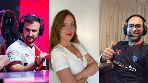 De izq. a der., Antonio Montiel, Daniela Meseguer y Tao Mart&iacute;nez
