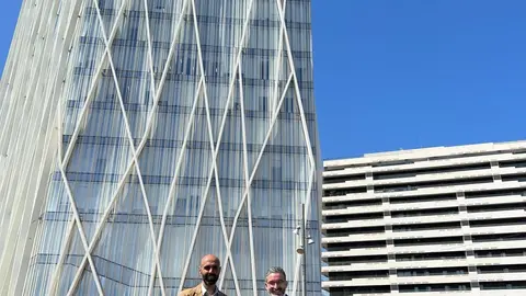 Equipo de Bemyvega en el Corporate Innovation Center de Telef&oacute;nica en Barcelona