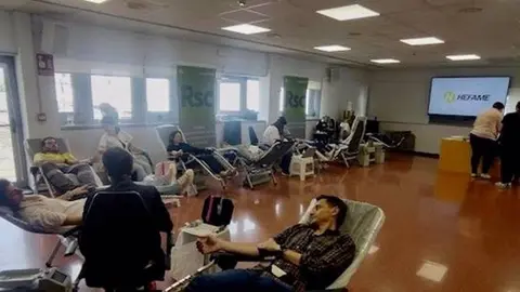 Los empleados de Hefame participan en la campa&ntilde;a de donaci&oacute;n de sangre que la cooperativa organiza en colaboraci&oacute;n con el Centro Regional de Hemodonaci&oacute;n de la Regi&oacute;n de Murcia