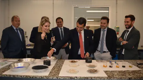 El consejero en funciones de Fomento e Infraestructuras, Jos&eacute; Ram&oacute;n D&iacute;ez de Revenga, durante el recorrido por las instalaciones de CTCON
