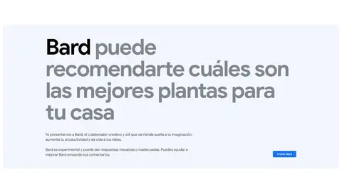 Google Bard ya est&aacute; disponible en Espa&ntilde;a