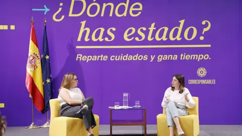La secretaria de Estado de Igualdad, &Aacute;ngela Rodr&iacute;guez (izq.) y la ministra Irene Montero