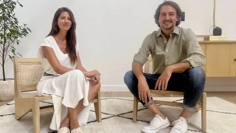 Los hermanos V&iacute;ctor Beltr&aacute;n, CEO, y Lara Beltr&aacute;n, directora de Dise&ntilde;o de Producto, fundadores de Wabi Home