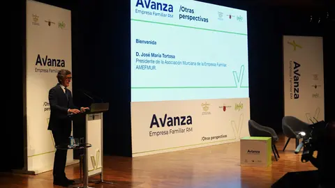 Jos&eacute; Mar&iacute;a Tortosa, presidente de Amefmur, durante la jornada